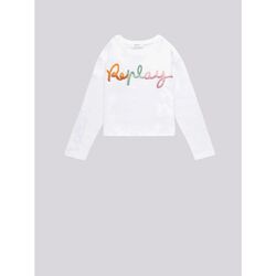 Kleidung Mädchen T-Shirts & Poloshirts Replay SG7149.051.23162-001 Weiss