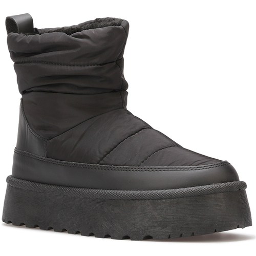 Schuhe Damen Low Boots La Modeuse 68871_P160740 Schwarz