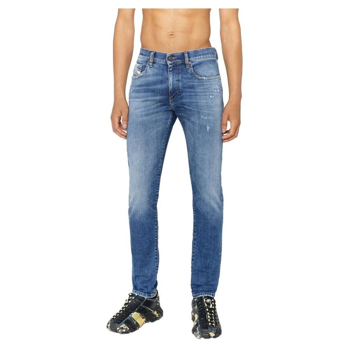 Kleidung Herren Jeans Diesel 2019 D-STRUKT 09G32-01 Blau