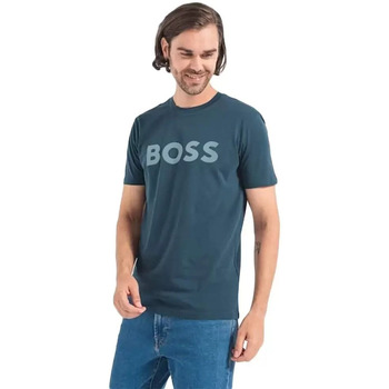 Kleidung Herren T-Shirts BOSS jersey Blau