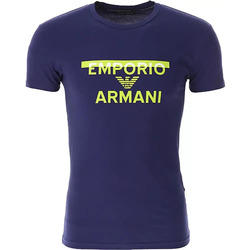 Kleidung Herren T-Shirts Emporio Armani authentic Blau