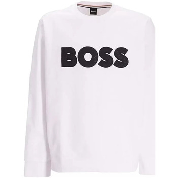 Kleidung Herren Sweatshirts BOSS authentic Weiss