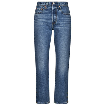 Kleidung Damen Boyfriend Jeans Levi's 501® CROP Blau