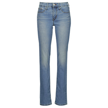Kleidung Damen Slim Fit Jeans Levi's 312 SHAPING SLIM Lightweight Kastor / gelb / weiss / Times