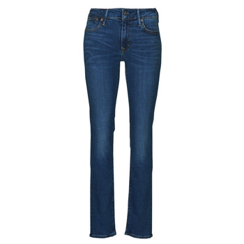 Kleidung Damen Slim Fit Jeans Levi's 712 SLIM WELT POCKET Blau / Dark
