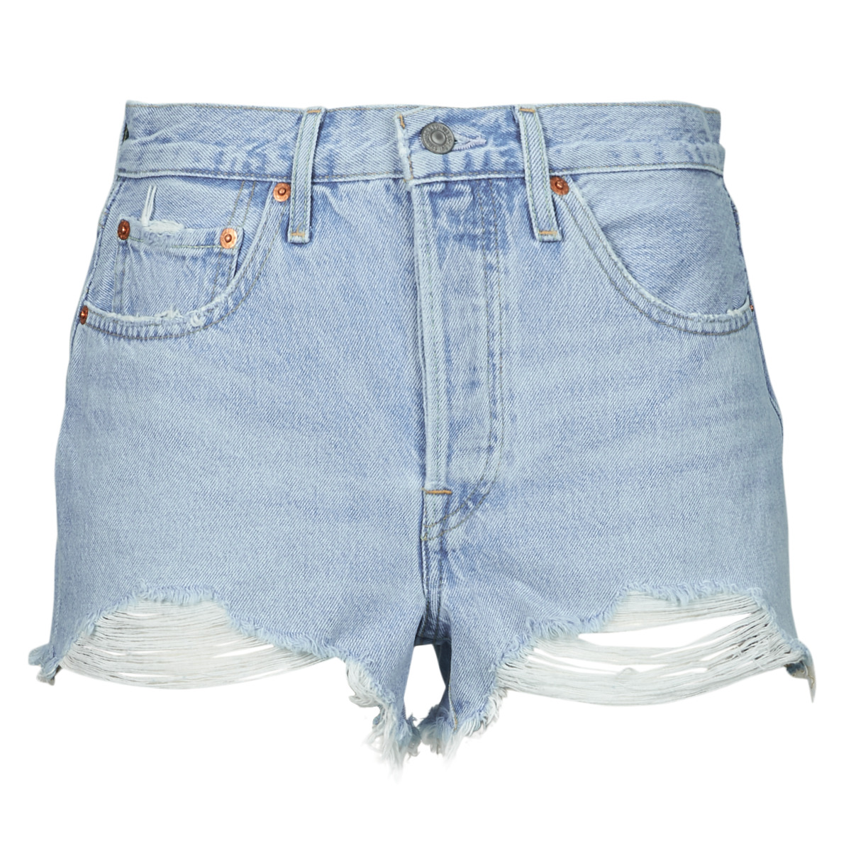 Kleidung Damen Shorts / Bermudas Levi's 501® ORIGINAL SHORT Blau