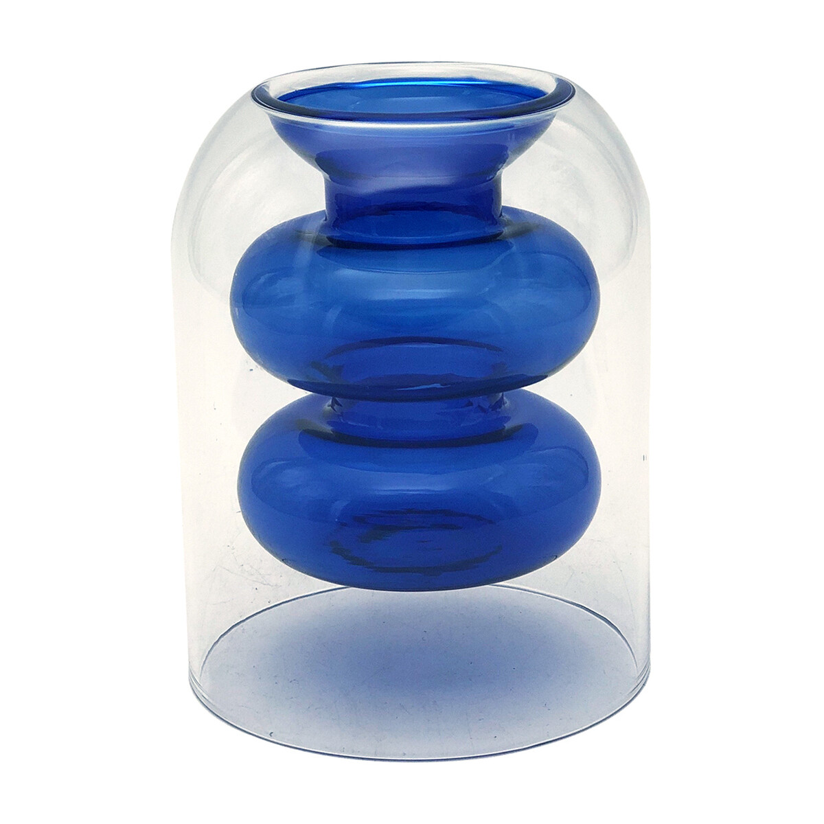 Home Vasen / Blumentopfabdeckungen Signes Grimalt Kristallvase Blau