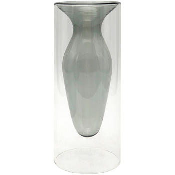 Home Vasen / Blumentopfabdeckungen Signes Grimalt Kristallvase Grau