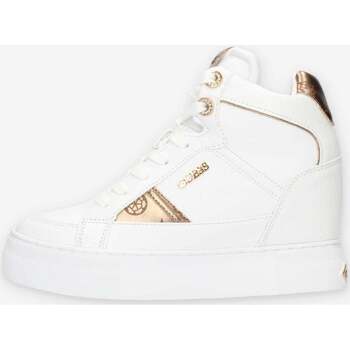 Schuhe Damen Sneaker High Guess FL7FRIELE12-WHITE Weiss