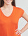 Kleidung Damen T-Shirts Pieces PCBILLO TEE LUREX STRIPES Orange