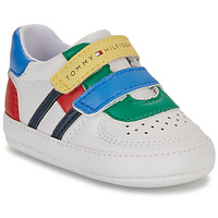 Schuhe Jungen Sneaker Low Tommy Hilfiger KIKI Weiss / Multicolor