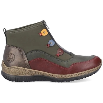 Schuhe Damen Low Boots Rieker N3277 Multicolor