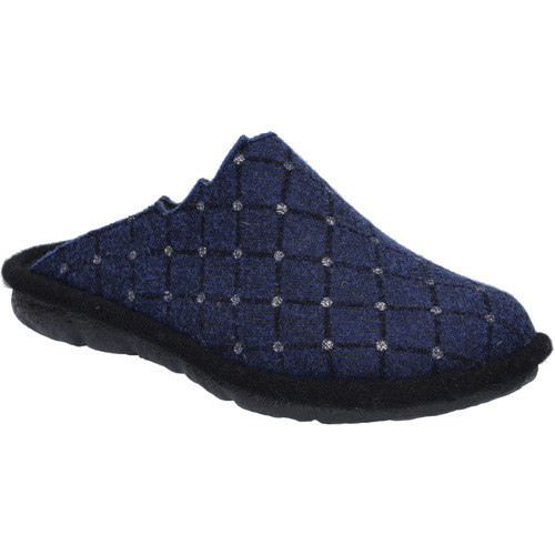 Schuhe Damen Hausschuhe Westland Lille 100, dunkelblau-kombi Blau
