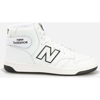 Schuhe Sneaker New Balance BB480COA-WHITE/BLACK Weiss