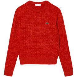 Kleidung Damen Pullover Lacoste  Rot
