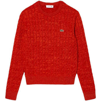 Kleidung Damen Pullover Lacoste  Rot