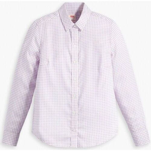 Kleidung Damen Hemden Levi's 34574 0012 - BW SHIRT-WHITE/PINK Rosa