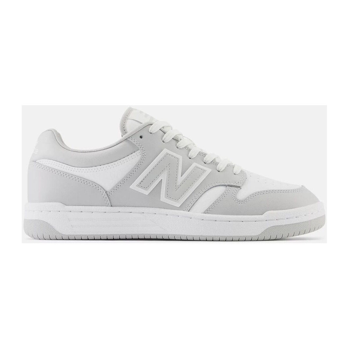 Schuhe Sneaker New Balance BB480LHI-WHITE/GREY Weiss