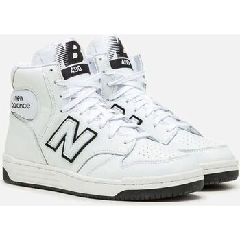 New Balance BB480COA-WHITE/BLACK Weiss
