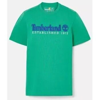 Kleidung Herren T-Shirts & Poloshirts Timberland TB0A6SE1 SS EST. 1973 CREW TEE-ED3 CELTIC GREEN Grün