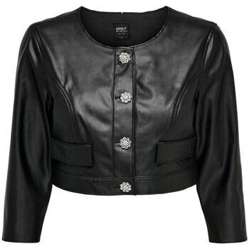Kleidung Damen Jacken Only 15275575 KIKI-BLACK Schwarz