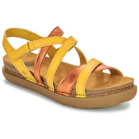 Schuhe Damen Sandalen / Sandaletten Art RHODES Gelb / Kupfer