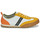 Schuhe Herren Sneaker Low Art CROSS SKY Weiss / Gelb / Orange