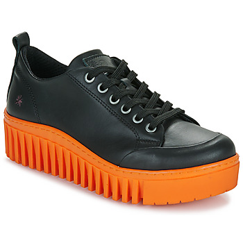Schuhe Damen Sneaker Low Art BRIGHTON Schwarz / Orange