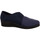 Schuhe Damen Hausschuhe Eisenhardt R12 864026 Blau