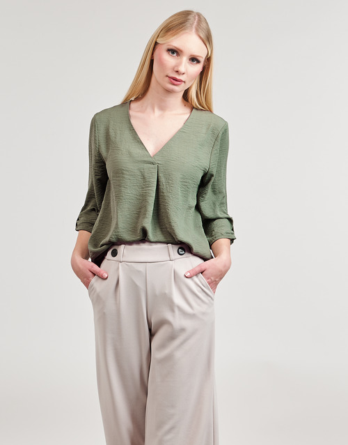 JDY JDYDIVYA 3/4 TOP WVN Kaki