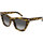 Uhren & Schmuck Damen Sonnenbrillen Yves Saint Laurent Sonnenbrille Saint Laurent Neue Welle SL 214 Kate 024 Braun