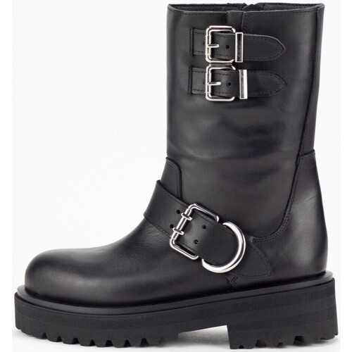 Schuhe Damen Stiefel Alpe Botines  en color negro para Schwarz
