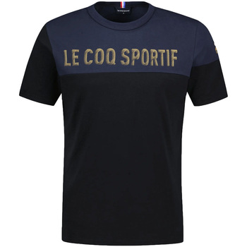 Kleidung Herren T-Shirts Le Coq Sportif Noel Sp Tee Ss N 1 Schwarz