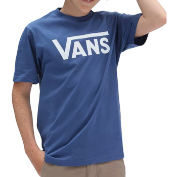 Kleidung Jungen T-Shirts & Poloshirts Vans V00IVFYUG Blau