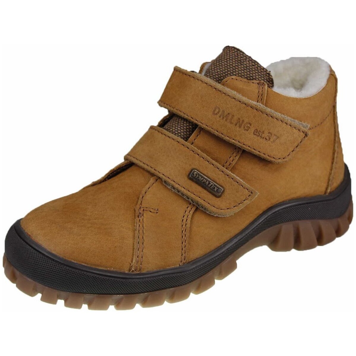 Schuhe Jungen Stiefel Däumling Klettstiefel cognac (mittel) 090761M-01-75 Braun