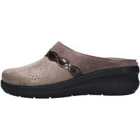 Schuhe Damen Pantoffel Melluso PD900D Braun