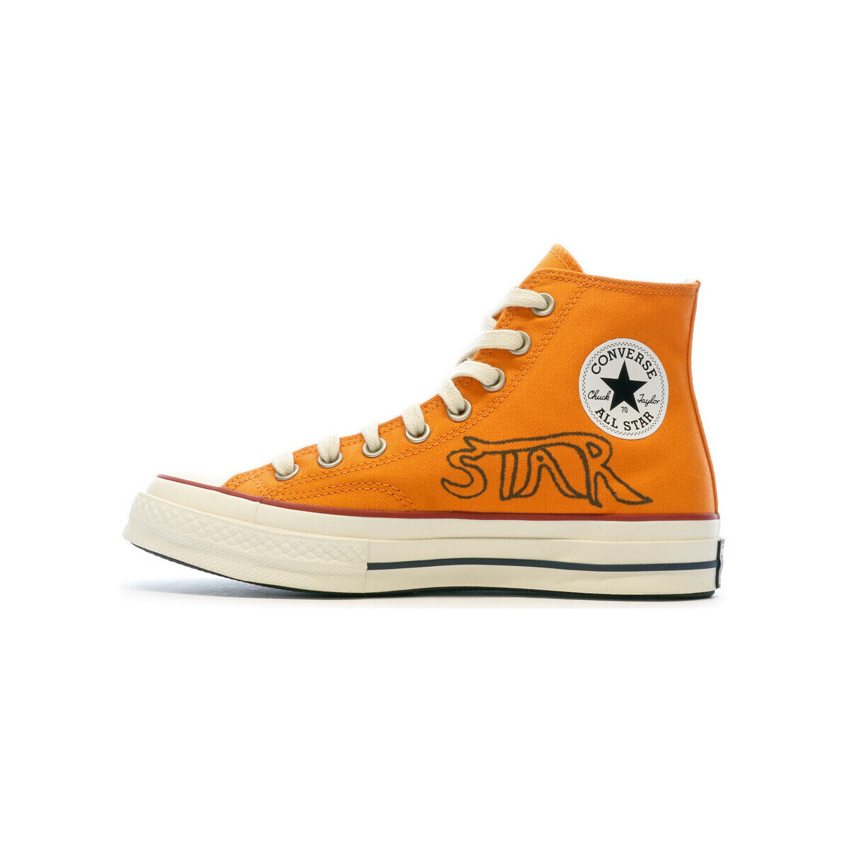 Schuhe Damen Sneaker High Converse A01762C Orange