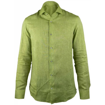 Kleidung Herren Langärmelige Hemden Moorer  Grün