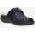 Schuhe Damen Hausschuhe Clia Walk ESTRAIBILE568-BLU Blau