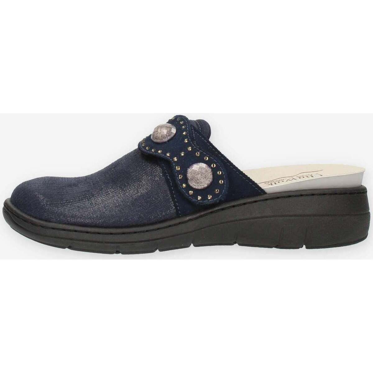 Schuhe Damen Hausschuhe Clia Walk ESTRAIBILE568-BLU Blau