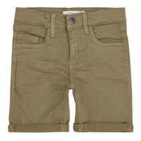 Kleidung Jungen Shorts / Bermudas Name it NKMSILAS SLIM L TWI SHORTS 9587-MF TB Kaki
