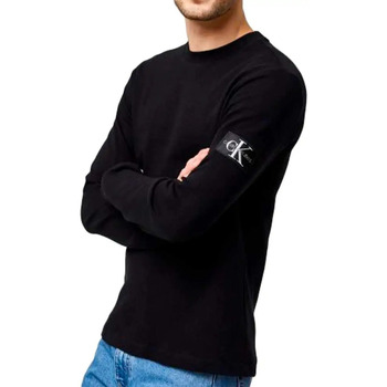Kleidung Herren Sweatshirts Calvin Klein Jeans Crewneck Schwarz