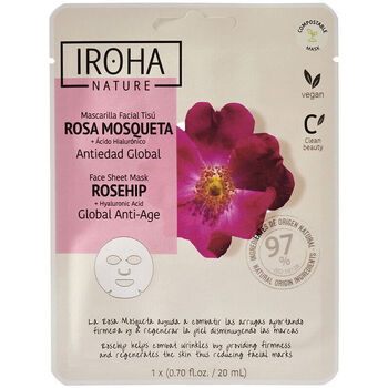 Iroha Nature  Anti-Aging & Anti-Falten Produkte Hagebuchten-gewebe-gesichtsmaske 1 Stk