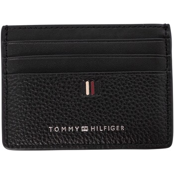 Tommy Hilfiger Lederbrieftasche mit zentraler Karte Schwarz