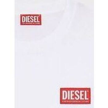 Kleidung Herren T-Shirts & Poloshirts Diesel A11927 0CATM T-JUST-NLABEL-100 Weiss