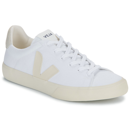 Schuhe Sneaker Low Veja CAMPO CANVAS Weiss