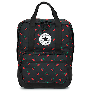 Converse BP CHERRY AOP SMALL SQUARE BACKPACK Schwarz