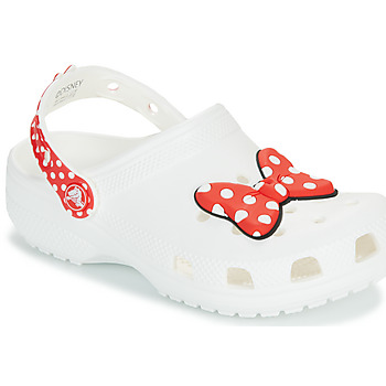Schuhe Mädchen Pantoletten / Clogs Crocs Disney Minnie Mouse Cls Clg K Weiss / Rot