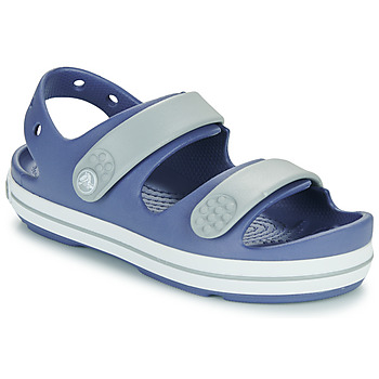 Schuhe Kinder Sandalen / Sandaletten Crocs Crocband Cruiser Sandal T Blau / Grau