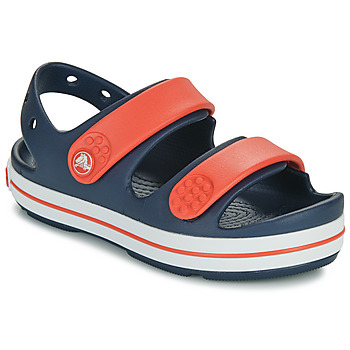 Schuhe Kinder Sandalen / Sandaletten Crocs Crocband Cruiser Sandal K Marine / Rot